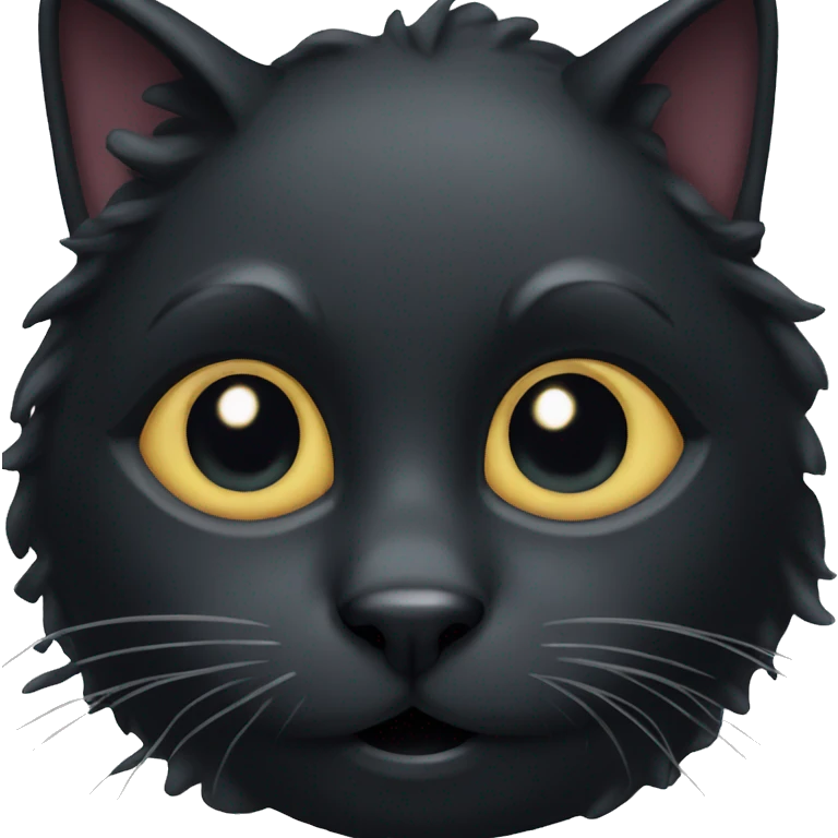 Black cat Halloween  emoji