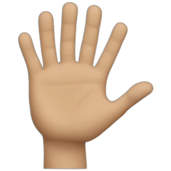 hand throwing emoji