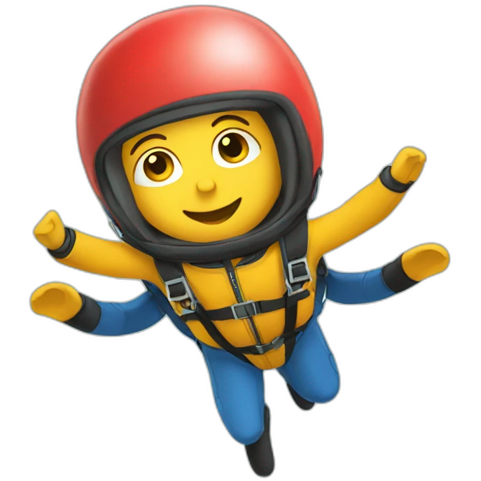Skydive emoji