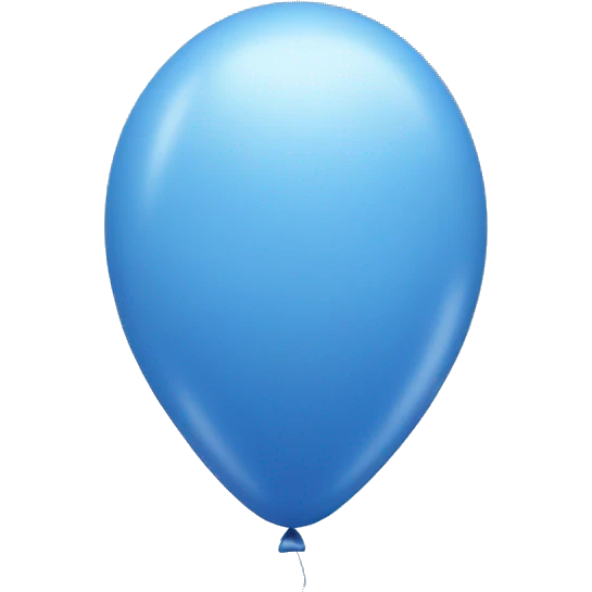 Bleu balloon emoji