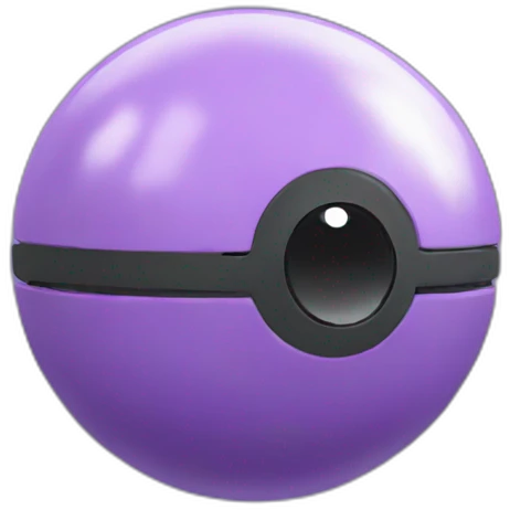 pokemon ball-purple emoji