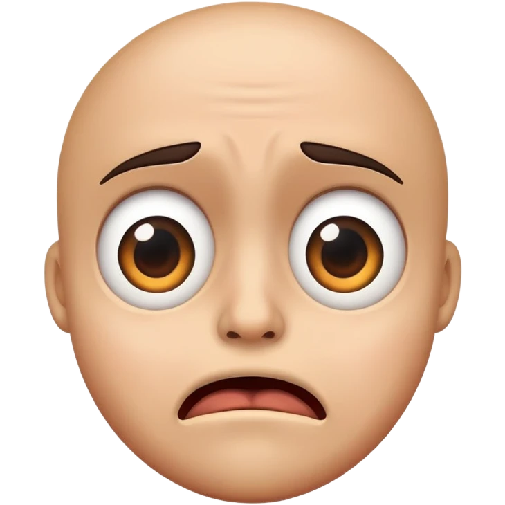 scared face emoji