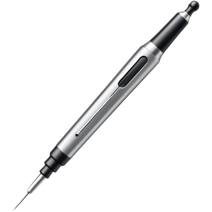 Tattoo needle with ink emoji