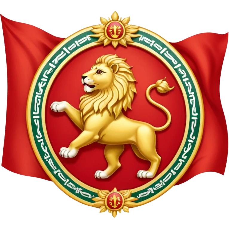 Iran sun and lion flag emoji