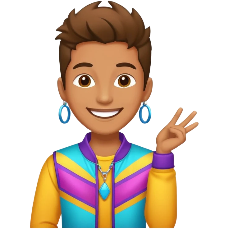 Happy Rock Pop Music Singer emoji