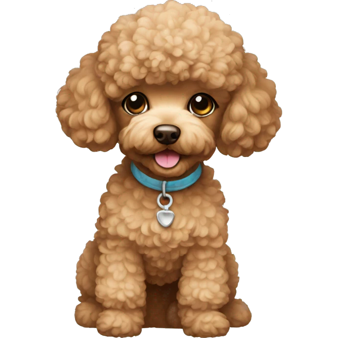 Toy poodle emoji