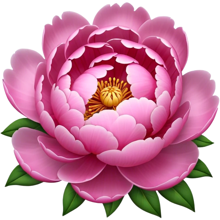 pink peony emoji