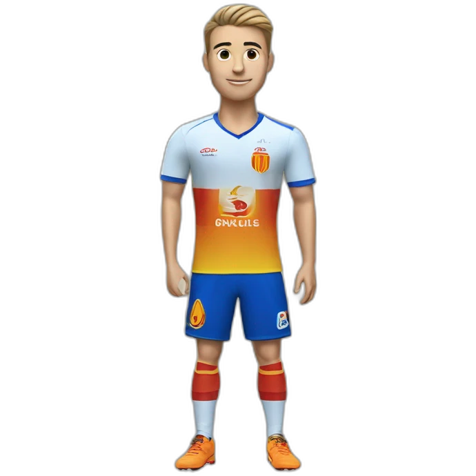 Frère et soeur avec maillot RC Lens emoji
