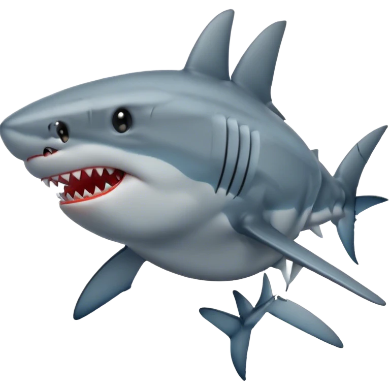 Shark on a plane emoji
