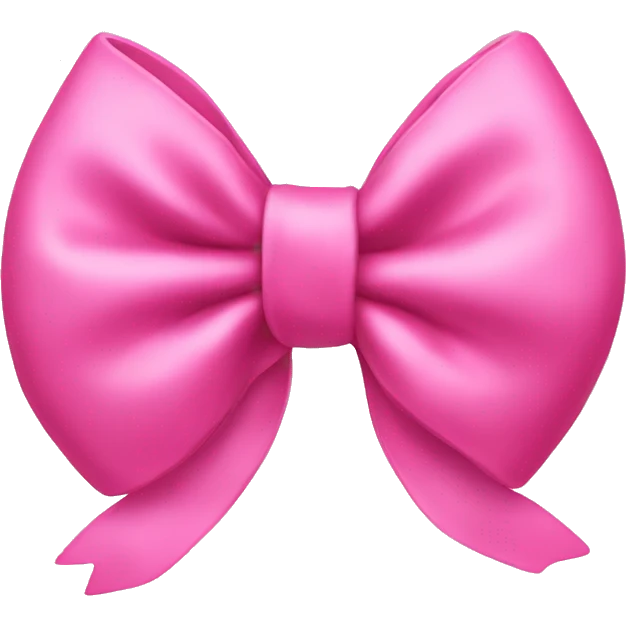 A pink Bow  emoji