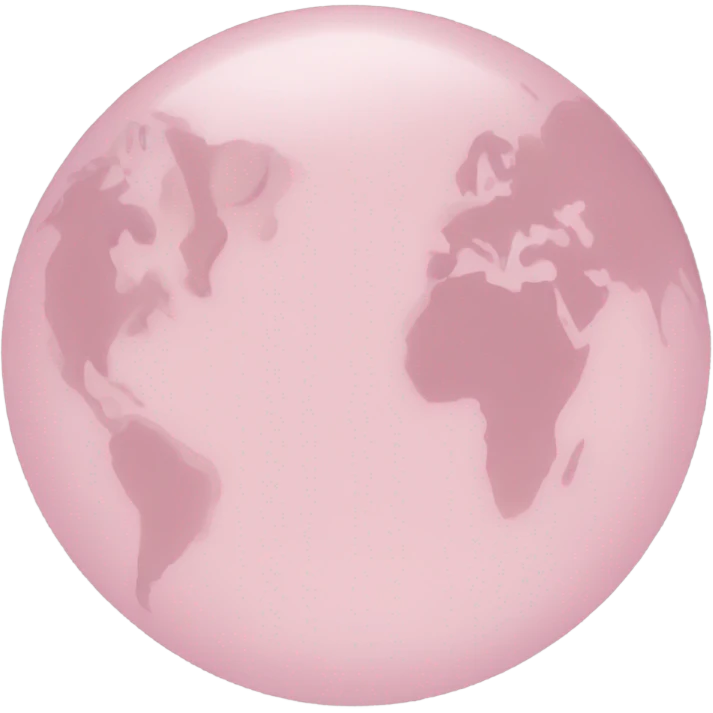 pastel pink earth  emoji