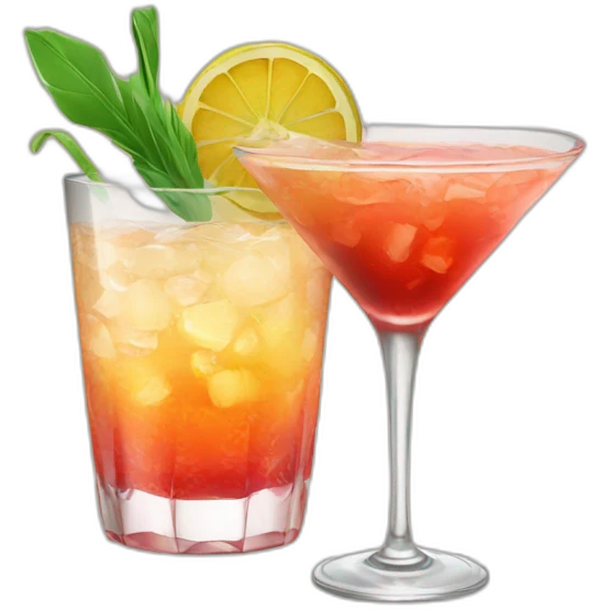 fancy cocktail emoji