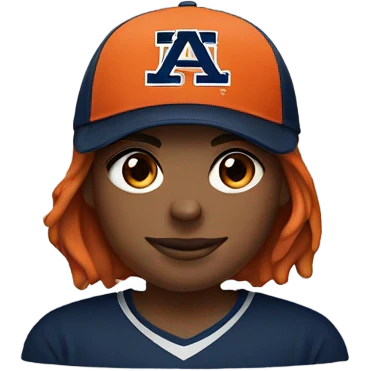 Auburn University super sports fan emoji