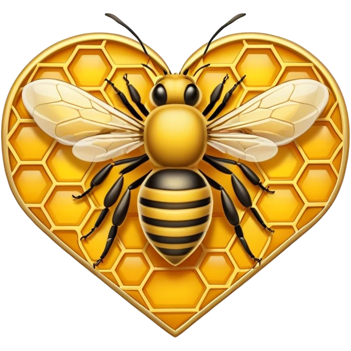 Bee heart  emoji