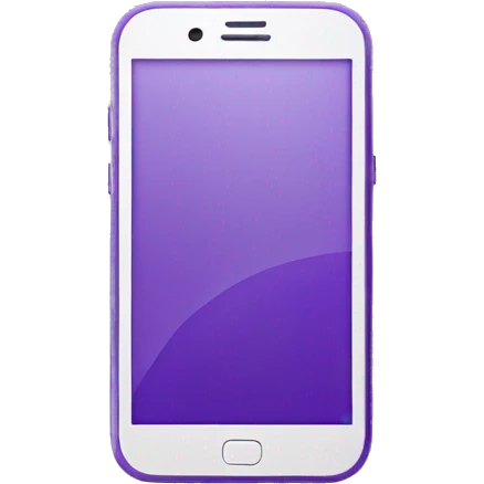 smartphone purple emoji