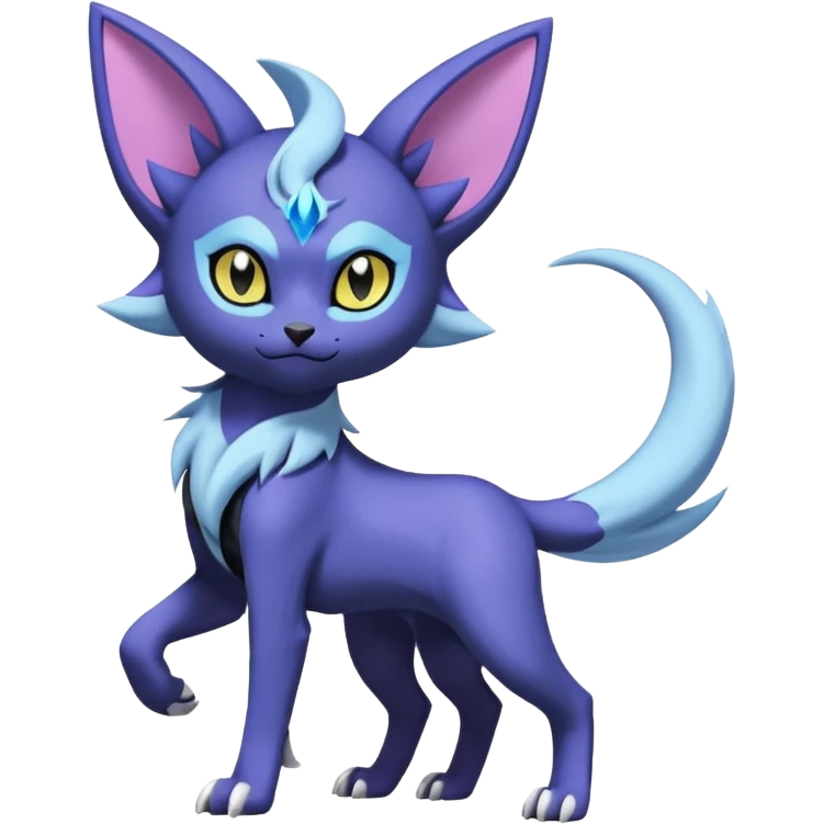 Luxray-Absol-Espeon-Dewott-fusion emoji