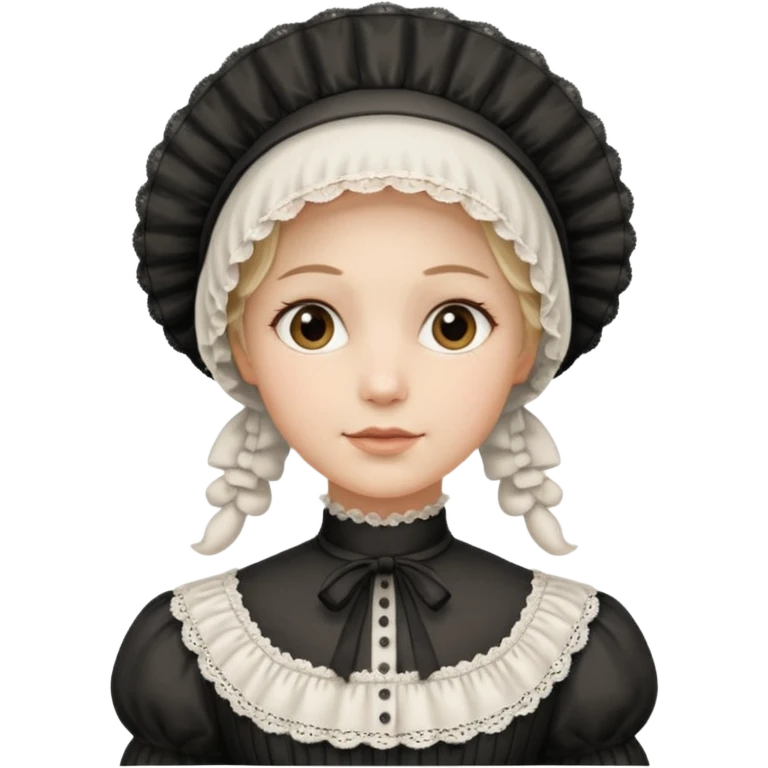 1800's american female emoji