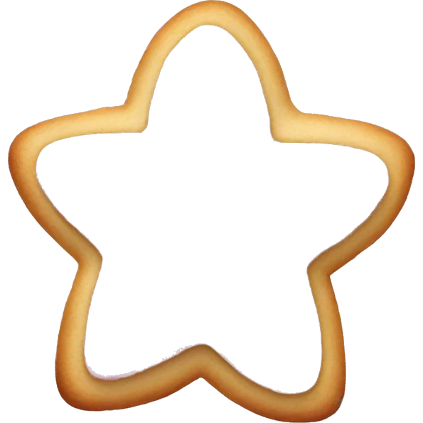 light pink christmas cookie emoji
