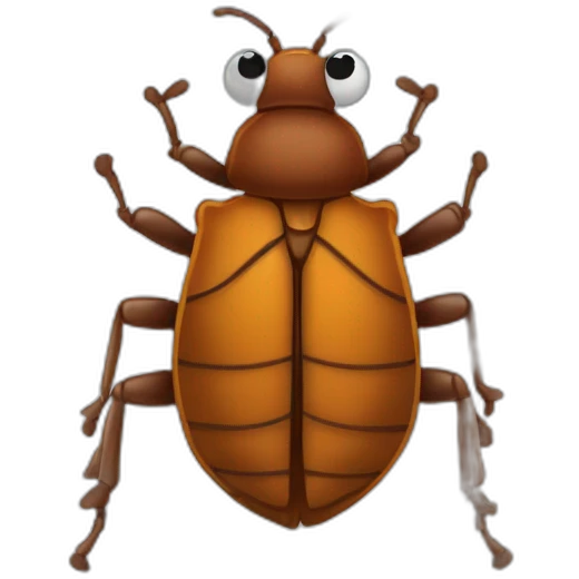 Bedbug on eiffel tower emoji