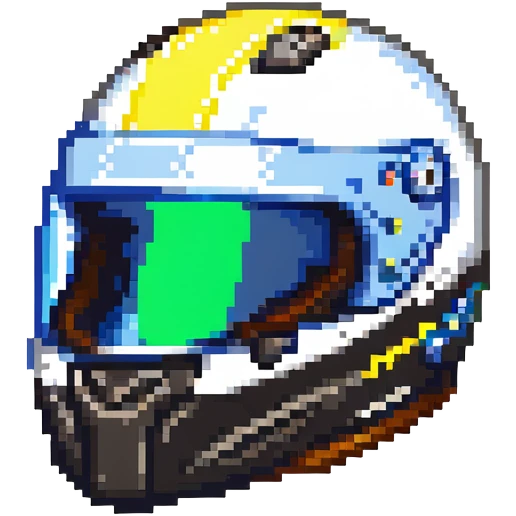 racing driver helmet emoji