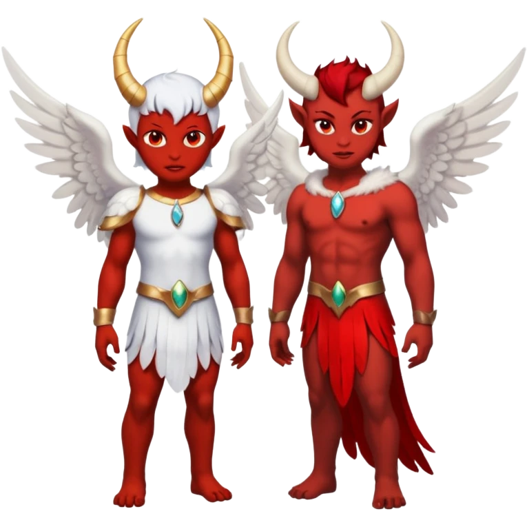 شيطان وملائكة emoji