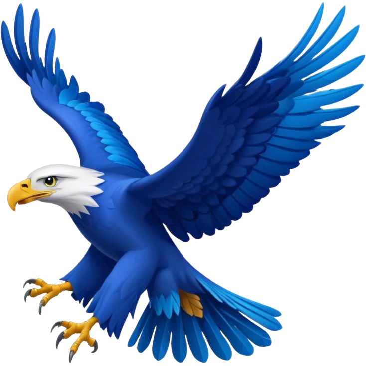 Blue eagle emoji