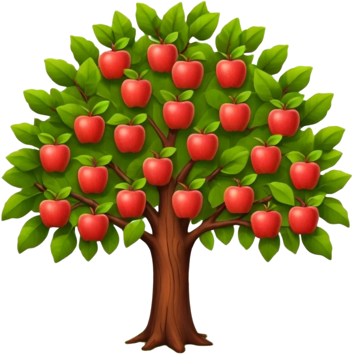 Apple tree emoji
