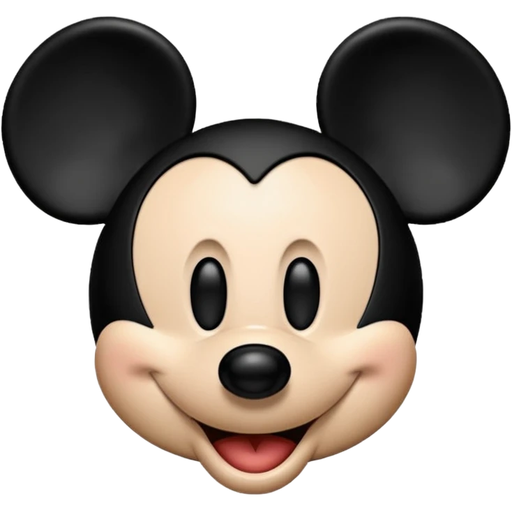 mickey mouse head emoji