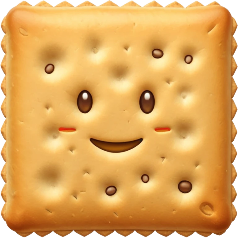 crackers carré aux graines emoji