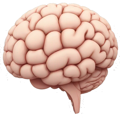 brain with human emoji