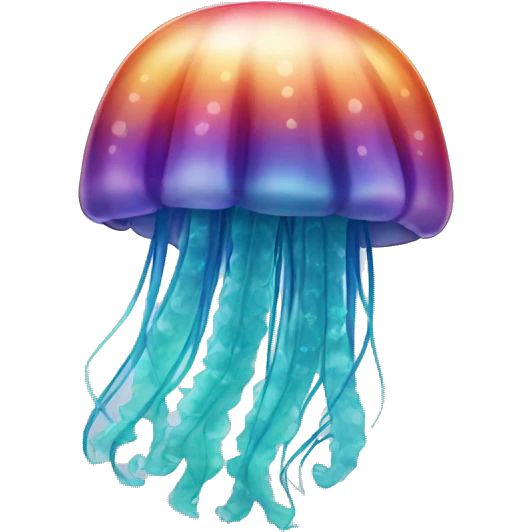 Colorful jellyfish  emoji