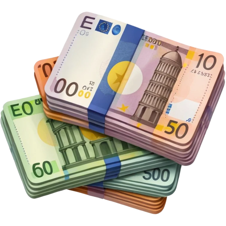 euro bills emoji