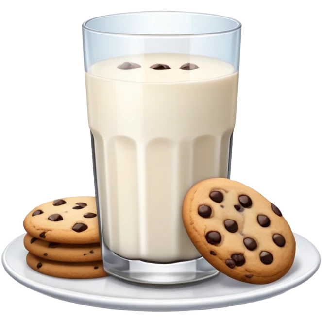 Cookies and milk  emoji