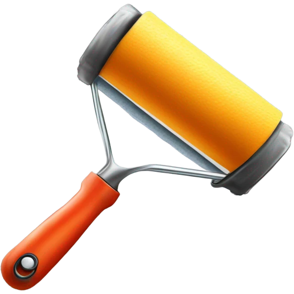 paint roller in hand emoji