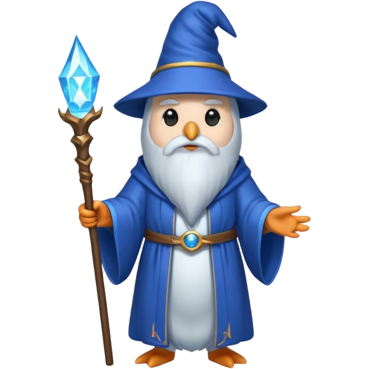 Penguin Wizard emoji