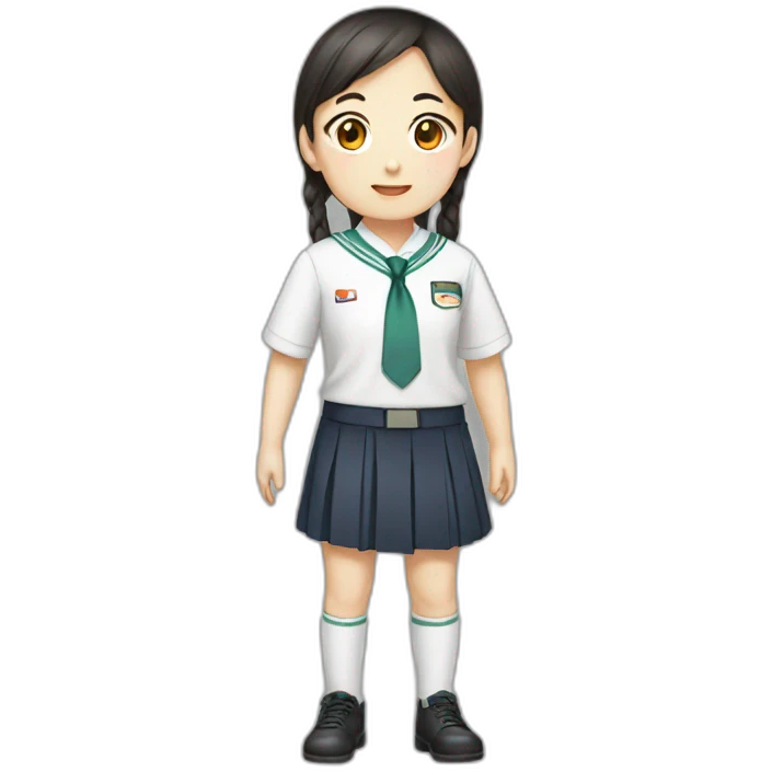 Korean school uniform emoji