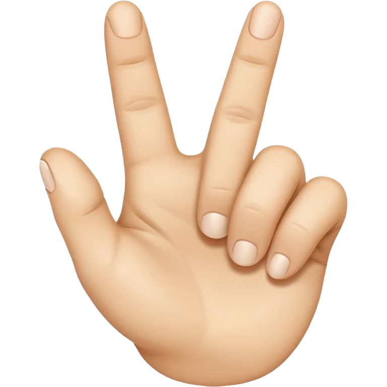 “Emoji-style hand making the letter ‘C’, with the index finger slightly curved. Clean, simple design, smooth shapes, neutral skin tone. White or transparent background, high resolution.” emoji