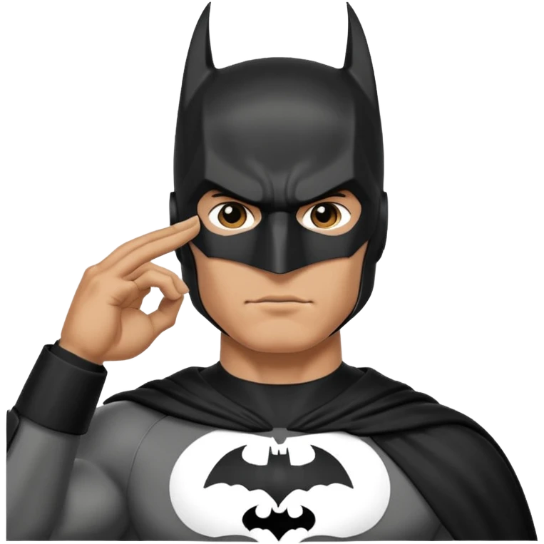 Batman militar salute emoji