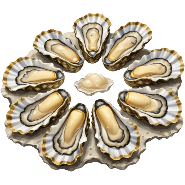 marine oysters emoji