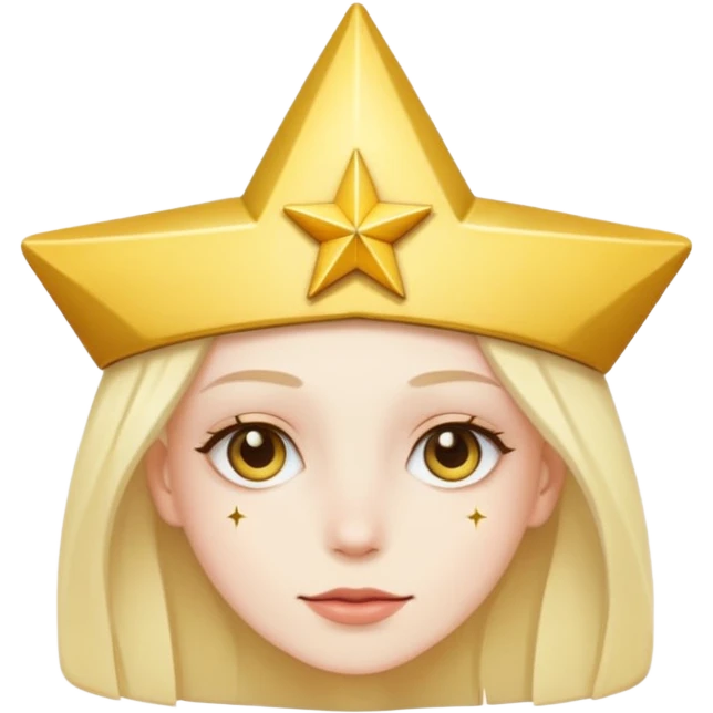 minimalistic Person with star emoji