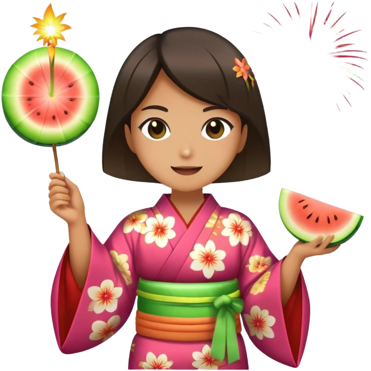 👘🎆🎇🍈 emoji