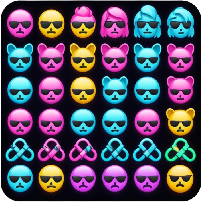 devops cyberpunk vaporwave hacker themed emoji pack emoji