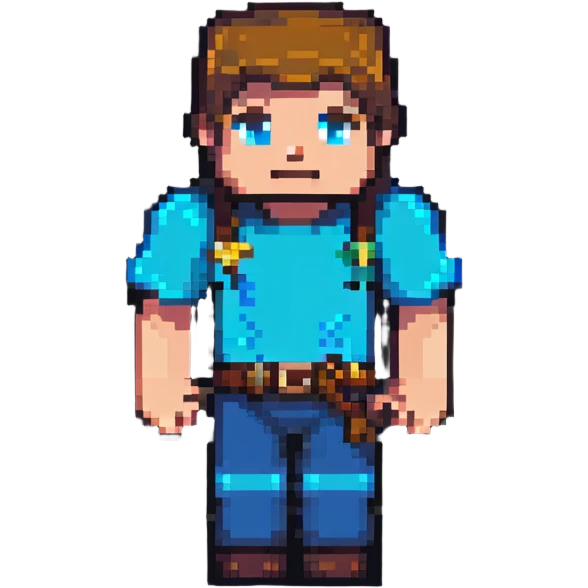 minecraft steve character emoji
