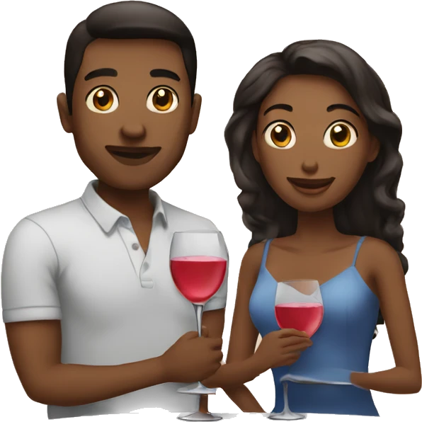 Man and woman on a date emoji