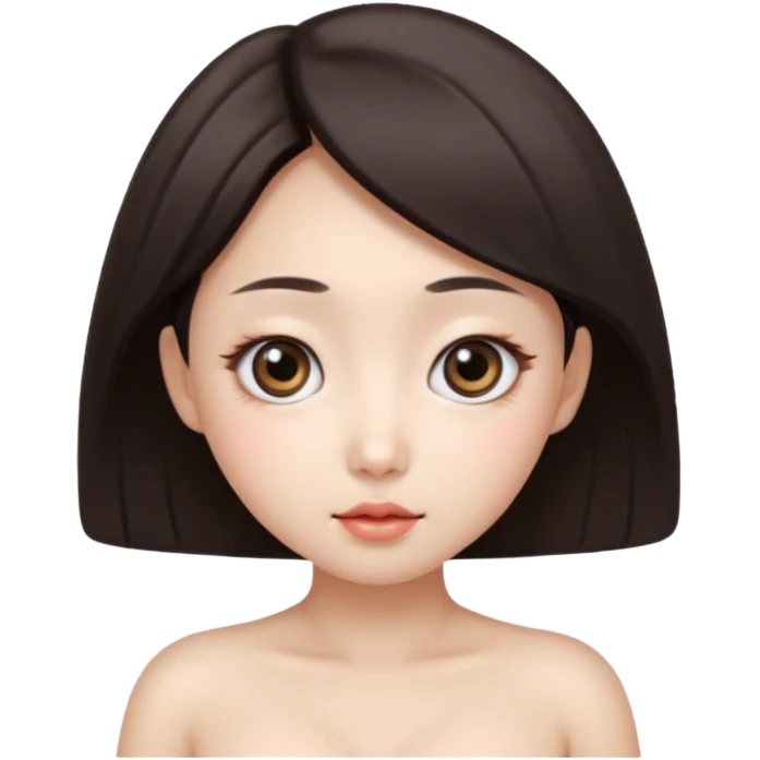 Naked Korean Woman With Big Eyes And Hips  emoji