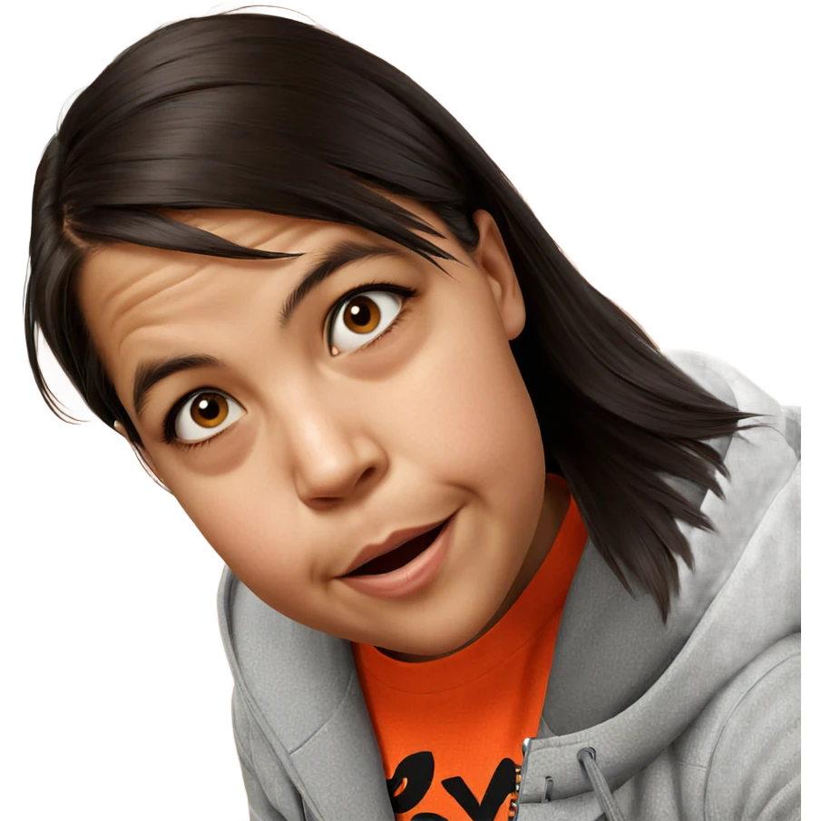 realistic portrait of girl emoji