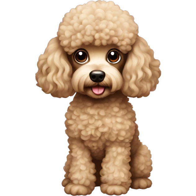mini poodle emoji