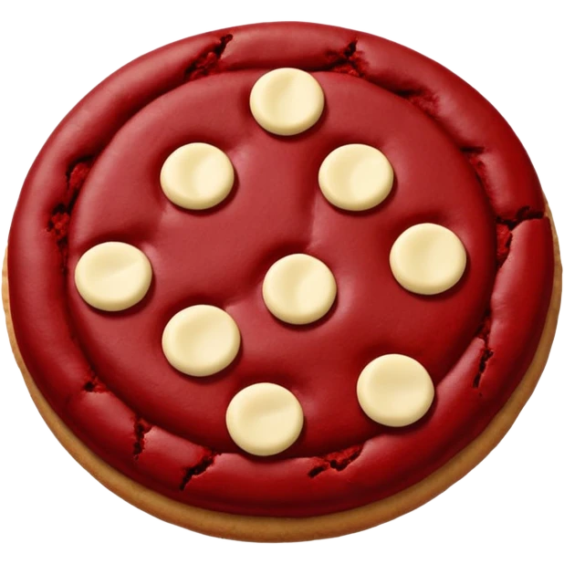 red velvet cookie emoji