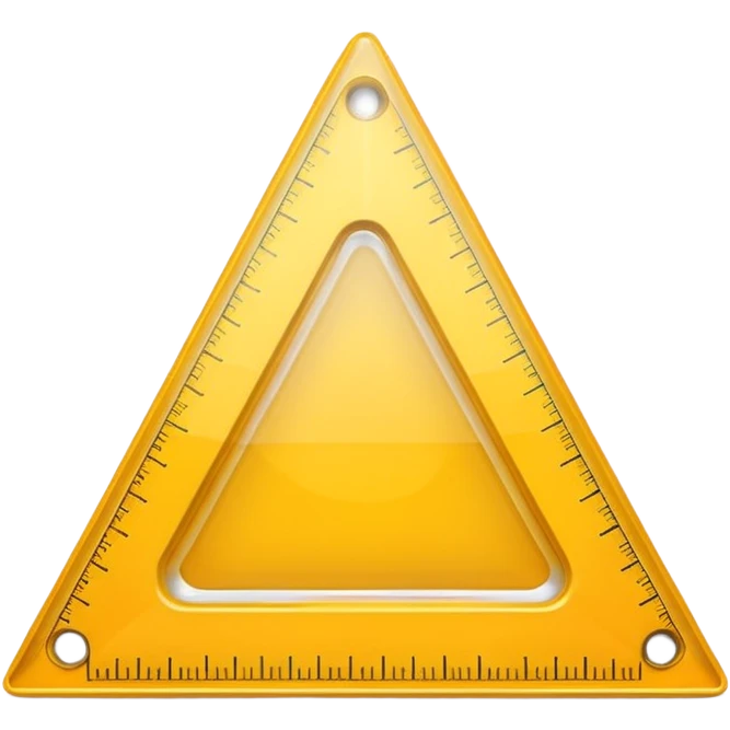ruler triangle emoji