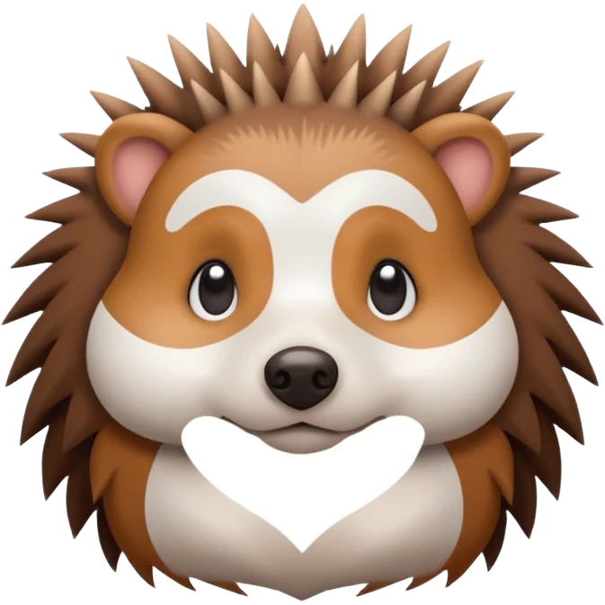 crossbreed of a hedgehog and a beagle dog emoji